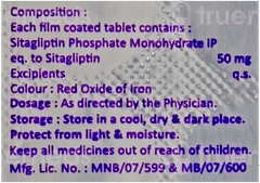 Sitaglize 50 Tablet 10